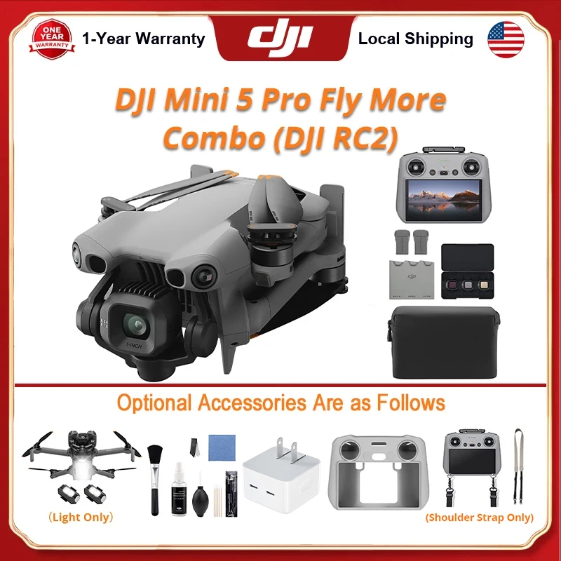 Zestaw dronów DJI Mini 5 Pro F – Drone Kit Build Yourself recenzja i cena